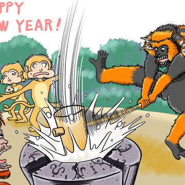 2016年年賀状絵