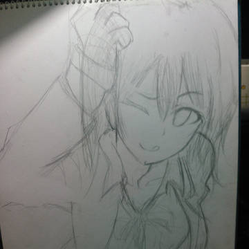 誰かの描いた一色いろは模写