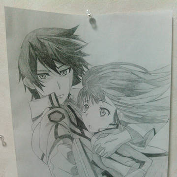 魔法科高校の劣等生二巻表紙模写