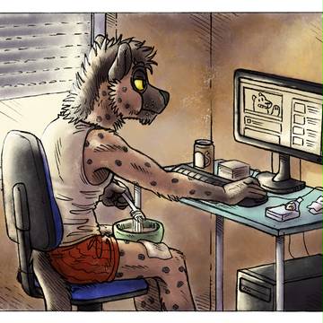Hyena guy