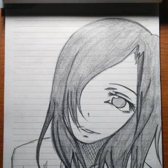矢神久美さんを描いてみました