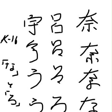 万葉かな文字