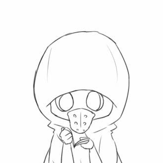 精算中のクロウちゃん