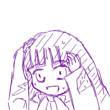 何描こうか迷ってるうちに時間経つとこんな顔になる