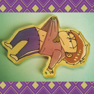おそ松さんのつままれストラップ作ってみた