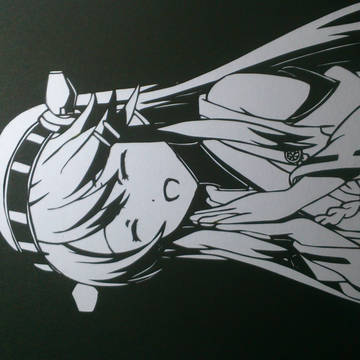 切り絵 艦コレ 榛名