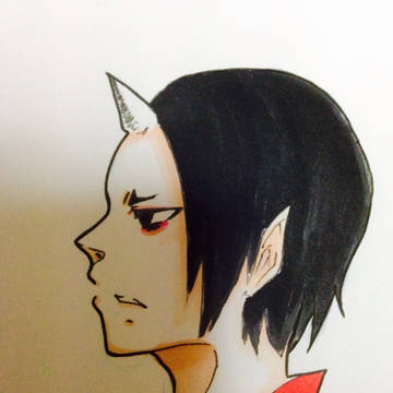 鬼灯の落書き
