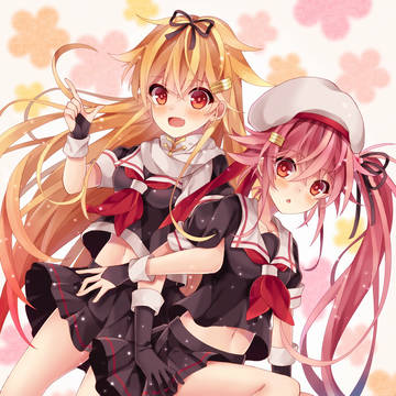 夕立ちゃんと春雨ちゃん