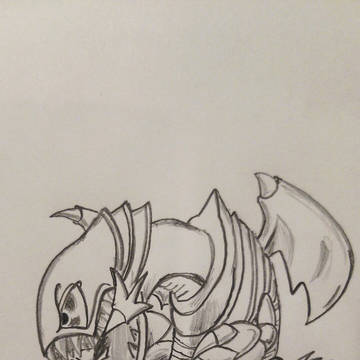 青眼のトゥーン 落書き