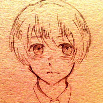 童顔を描いたつもり
