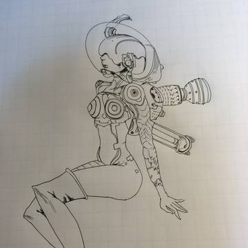 寺田克也さん　模写①