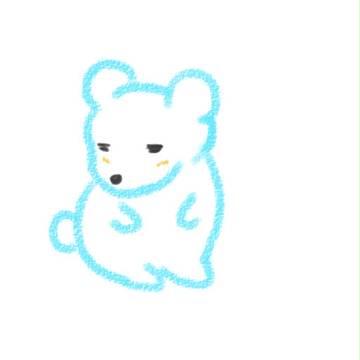 白くまクレヨン