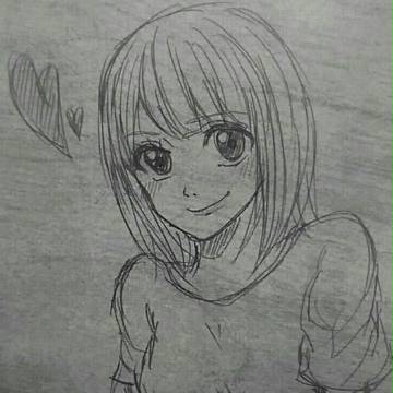 机のらくがき！
