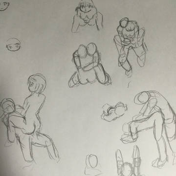 絡み落書き