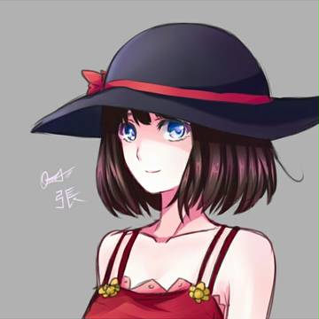 black haired