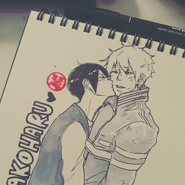 MakoHaru "okaeri, Makoto" 