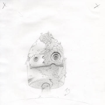 天空の城ラピュタのロボット兵描いてみた。