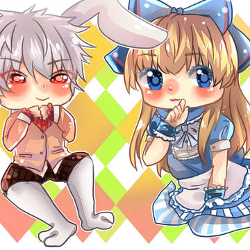 Alice  and rabbit