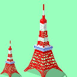 【ドット絵】東京タワー