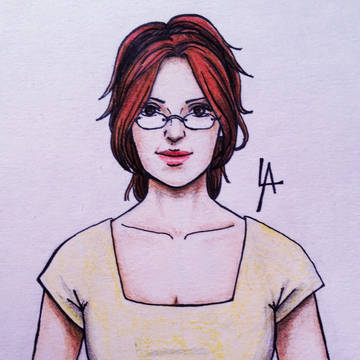 Cute Hanji with flovers.
