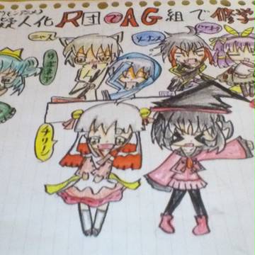 ロケット団AG擬人化