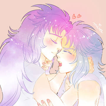 【聖闘士星矢】サガカノン鼻キス