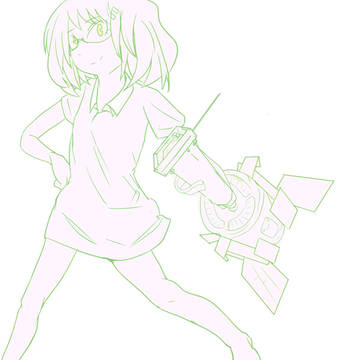 メガネの子