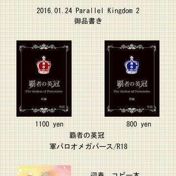 Parallel Kingdom 2　御品書き【追記】
