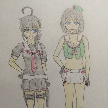 時雨と摩耶