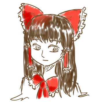 赤い巫女とモノクロの魔女