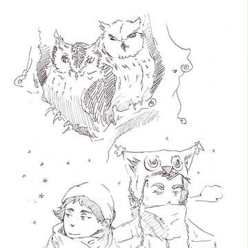 HQ OWLS 2 木兎と 赤葦(と黒尾)