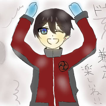 兼さんと雪遊び！