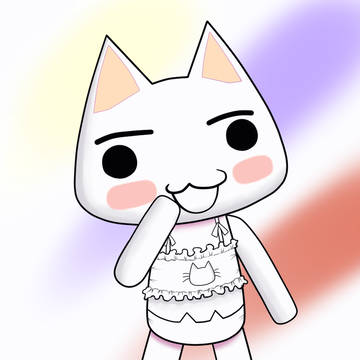 例の猫ランジェリー　トロも着てみましたニャ！
