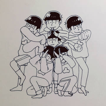 오소마츠상 별모양 단체