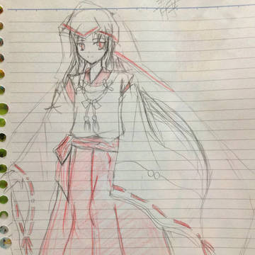 静御前の薙刀を刀剣男士風にしてみた。