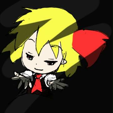 暗闇の中からルーミアちゃん