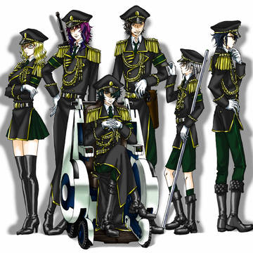 K軍服緑のクラン～伏見猿比古添え～