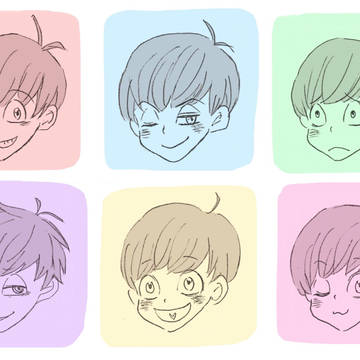 自分絵松