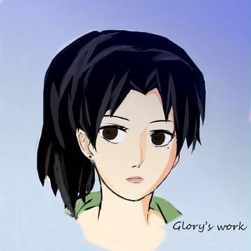 NARUTO風の自画像（自分の似颜絵）