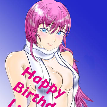 ルカさん７周年♪( ´θ｀)ノ