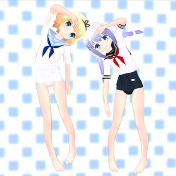 チノシャロ・セーラースク水