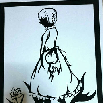 【合作】友達の創作イラストを初心者が切ったらこうなる・・・