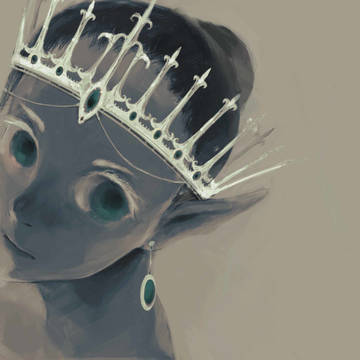 宝石のようなエルフ