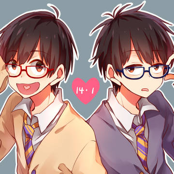 メガネ数字松