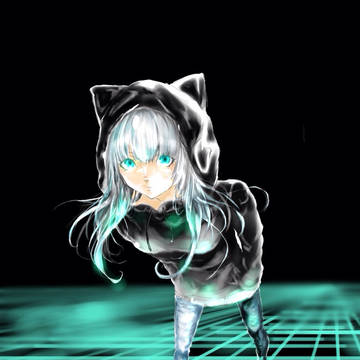 猫耳フード