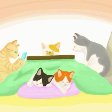 こたつでうとうと