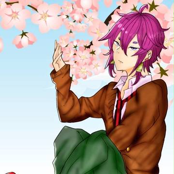 桜春、廊下でおサボり