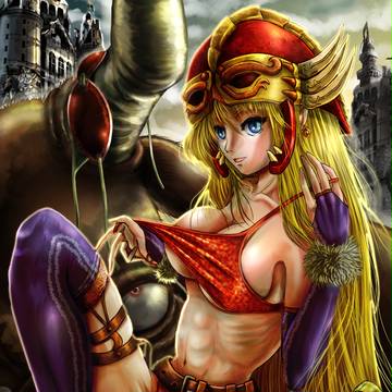 ビキニアーマーを外した姫騎士