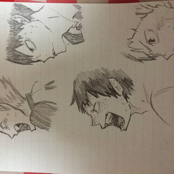 ハイキュー  絵の練習中です