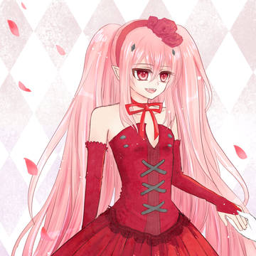 薔薇色ドレスに身を包んだクルル・ツェペシ